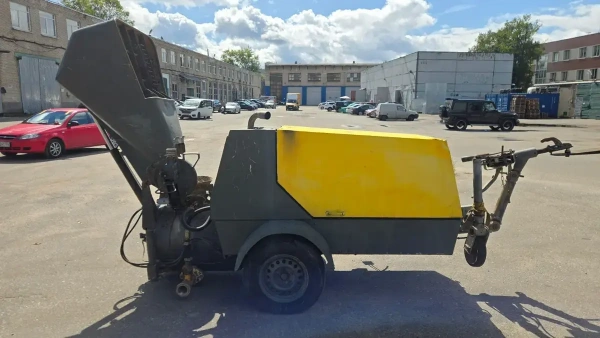 Пневмонагнетатель прицепной (растворонасос) Putzmeister M740 DB, 2000 , 05464
