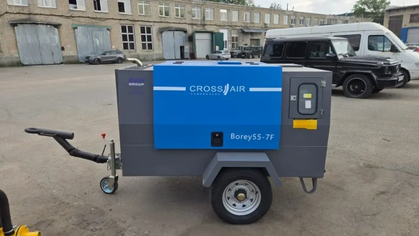 Компрессор дизельный передвижной Borey55-7F (CrossAir) 00-00001951, Borey55-7F