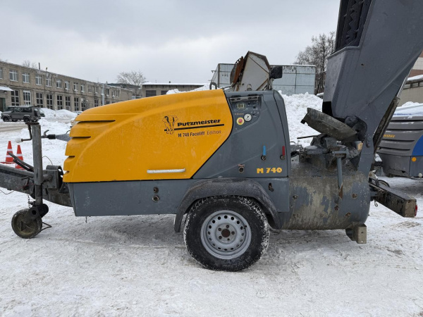 Пневмонагнетатель прицепной (растворонасос) Putzmeister M740 DB, 2018